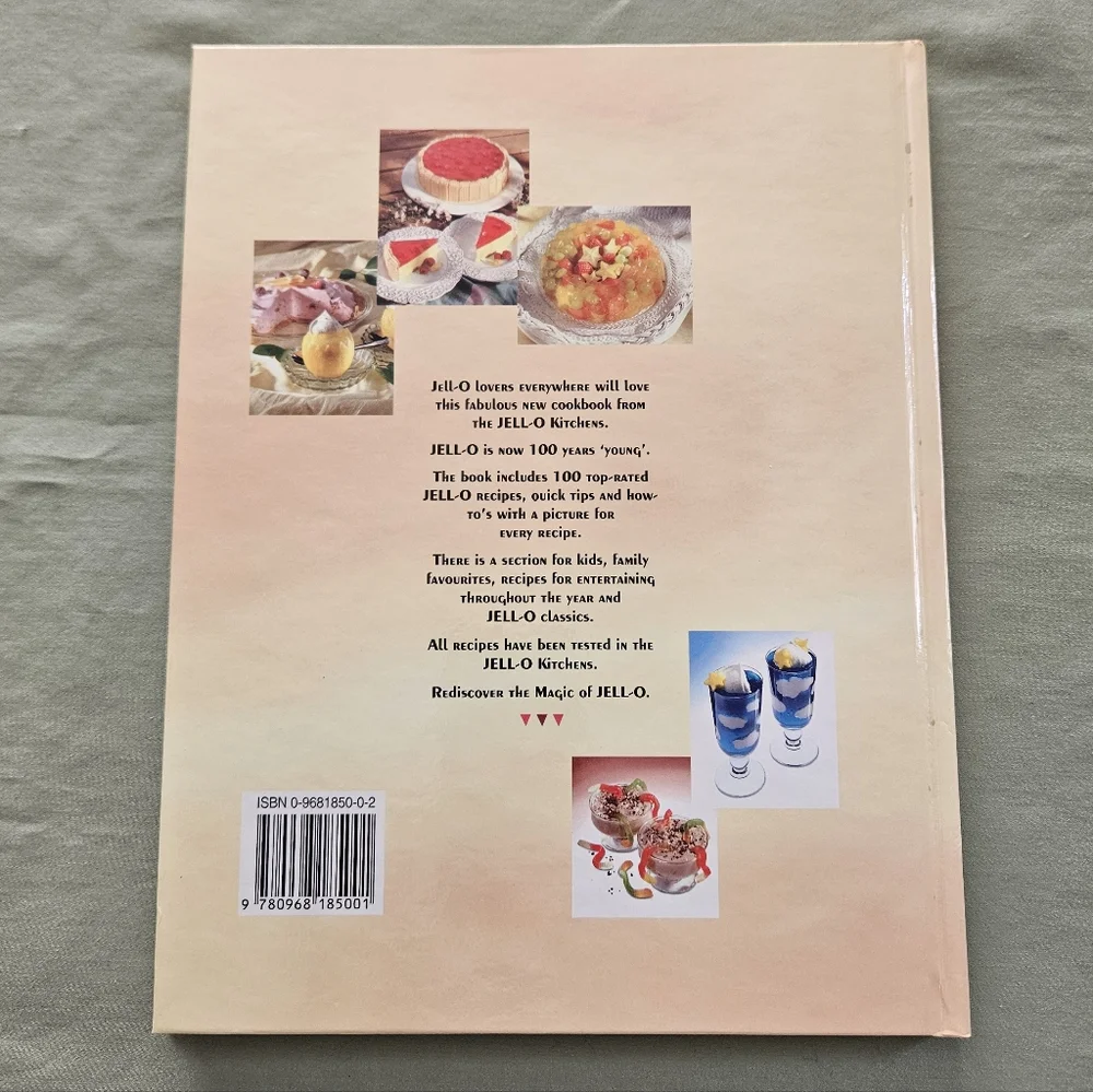 1997 The Magic of‎ Jell-O Hardcover Vintage Recipe Cook Book Desserts - Picture 9 of 9